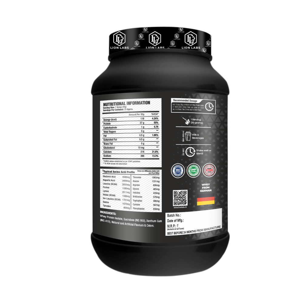 Premium ISO-1 Whey Protein Isolate 1kg - Image 3